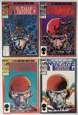 Machine Man 1-4 (1984 Series / Marvel / Complete Limited-Series)