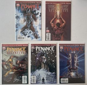 Penance: Relentless 1-5 (2007 Series / Marvel / Complete Limited-Series)