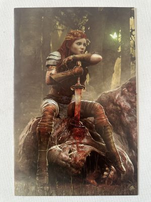 Red Sonja 4 "RI 1:15 Virgin Variant Cover By Bjorn Barends" (2023 Series / Dynamite)