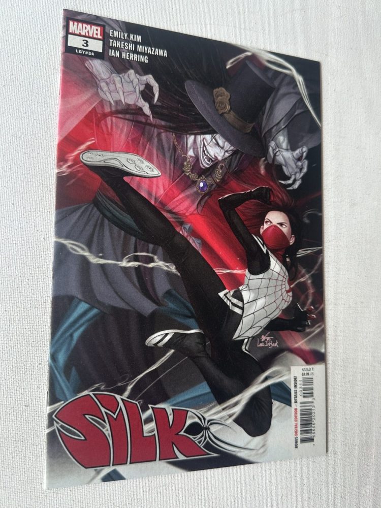 Silk 3 (LGY 34) Regular Cover By Inhyuk Lee (2022 Series / Marvel) - Image 4