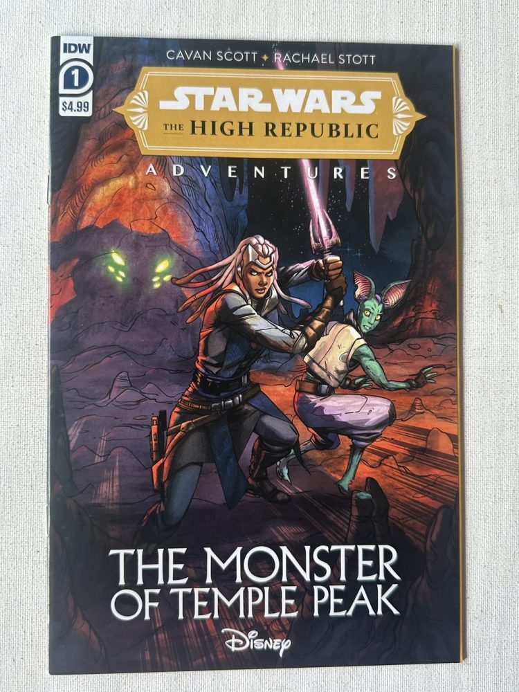 Star Wars The High Republic Adventures: The Monster Of Temple Peak 1 Cover By Rachael Stott (2021 Series / IDW)