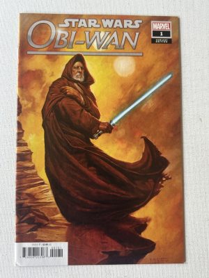 Star Wars Obi-Wan Kenobi 1 Variant Cover By E.M. Gist (2022 Series / Marvel)