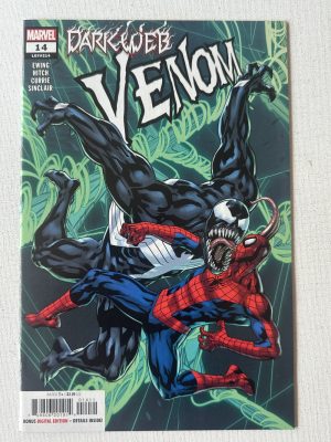 Venom 14 (LGY 214) Regular Cover By Bryan Hitch (2021 Series / Marvel)