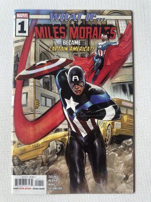 What If.. Miles Morales Became Captain America 1 Regular Cover By Sara Pichelli (2022 Series / Marvel)
