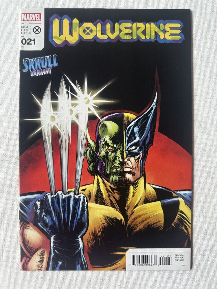 Wolverine 21 Variant Skrull Cover By Rachelle Rosenberg (2020 Series / Marvel)