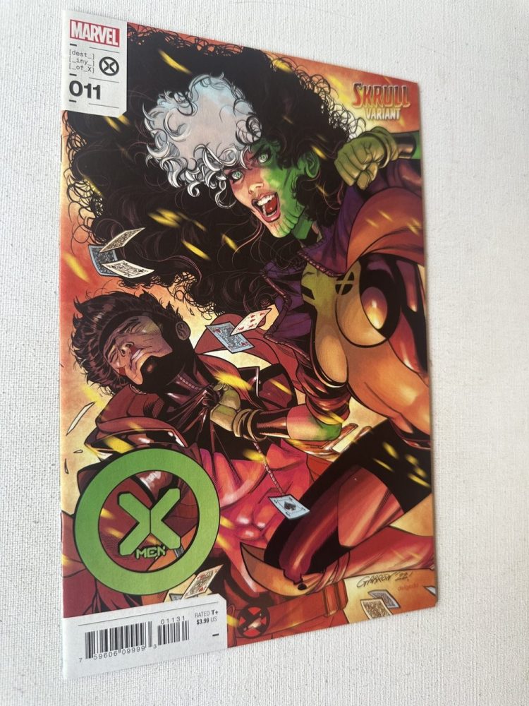 X-Men 11 Variant Skrull Cover By Javier Garron (2021 Series / Marvel) - Image 4