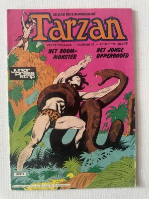 Tarzan 27 – Het Boommonster (1980 Junior Press)