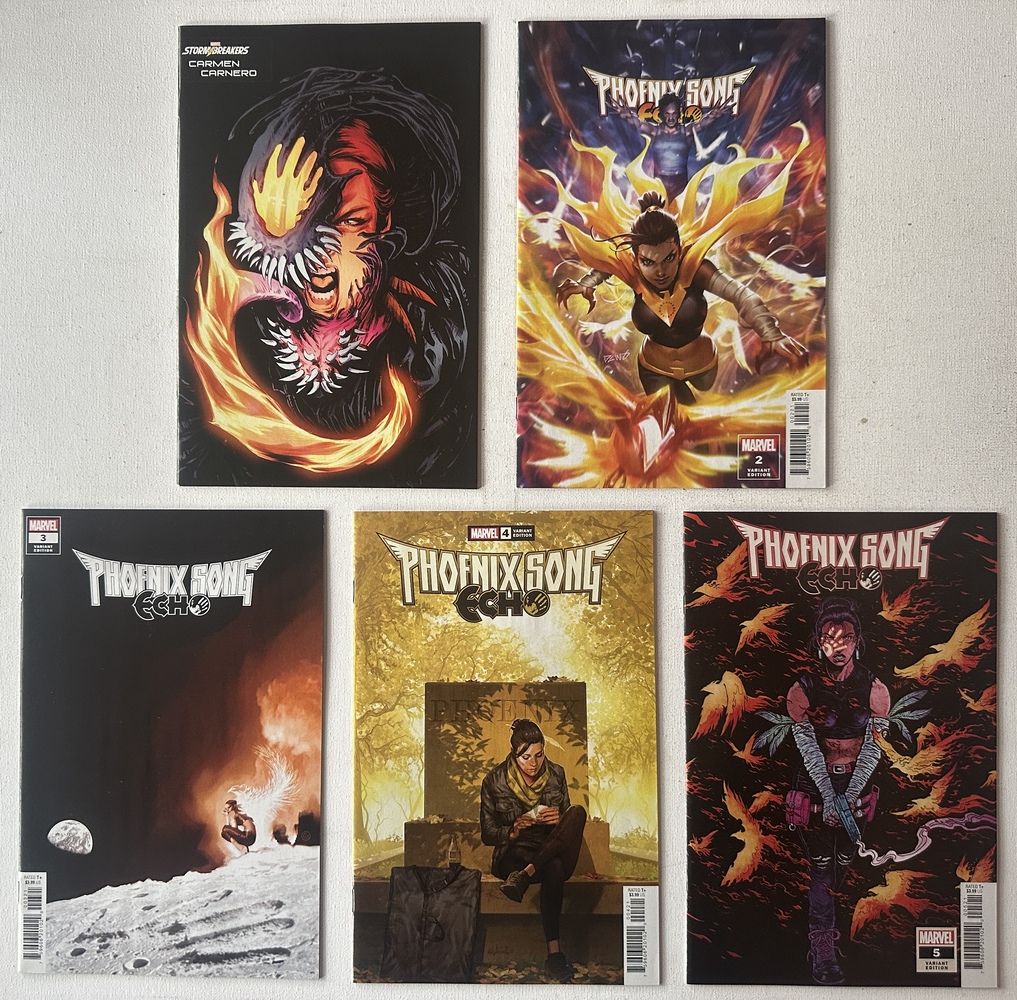 Phoenix Song: Echo 1-5 All Variant Covers (2021 Series / Marvel) Complete Limited-Series