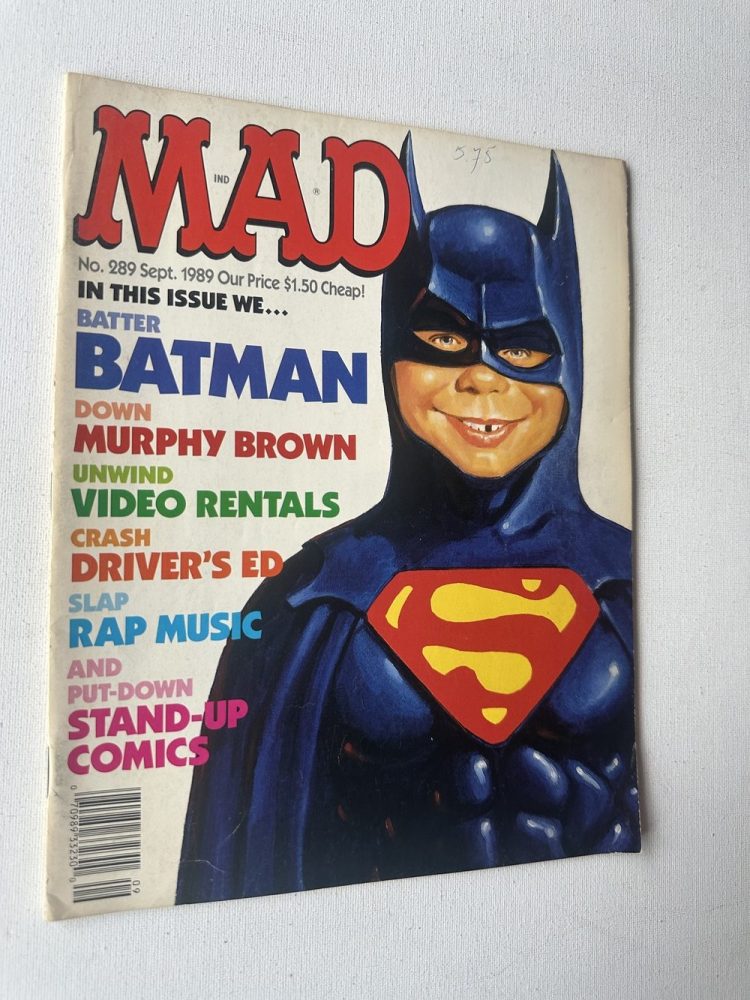Mad Magazine 289 (1989 EC Publications) Batman Get Mad Treatment - Image 4