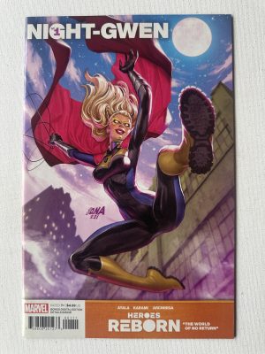 Heroes Reborn Night-Gwen 1-Shot  Cover By David Nakayam (2021 Series / Marvel)