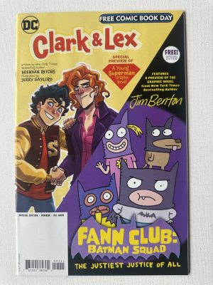 Clark and Lex and Fann Club Batman Squad Special Edition Cover By Jerry Gaylord, Jim Denton (2023 Series / DC)