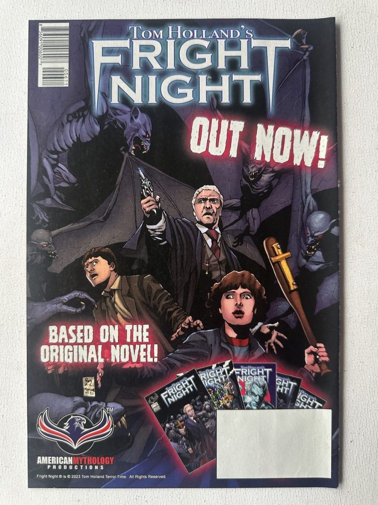 Tom Holland's Fright Night 1 FCBD Cover By Neil Vokes (2023 Series / American Mythology) - Image 3