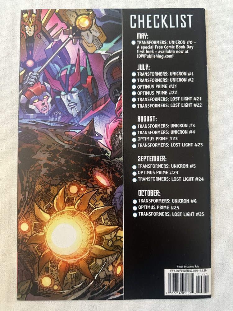 Transformers: Unicron 1-6 "All Covers Are Variants That Form One Big Picture"(2016 Series / IDW / Complete Mini-Series) - Image 6