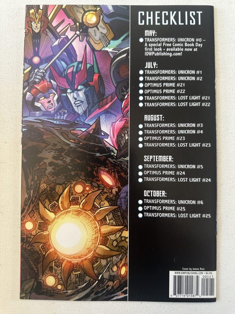 Transformers: Unicron 1-6 "All Covers Are Variants That Form One Big Picture"(2016 Series / IDW / Complete Mini-Series) - Image 12