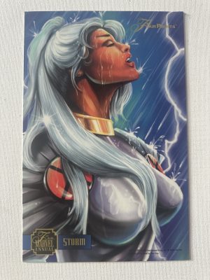 Storm Flair Annual Prints  Oversized Card 6 1/2" x 10" (1995 Marvel)