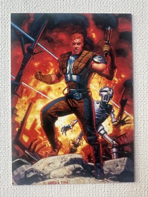 Star Wars Shadows Of The Empire Dash Rendar Promo Card #SOTE4 (Topps 1996)