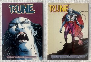 Ultraverse Rune Set Of Cards P0 + P00 (1993 Skybox / Malibu / Hero)