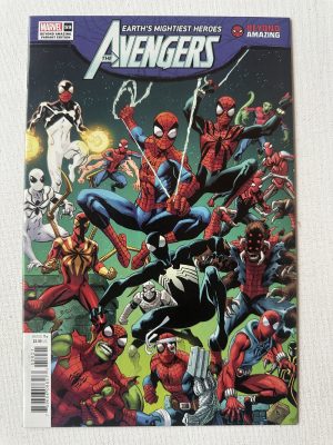 Avengers 59 (LGY759) Beyond Variant Spider-Man Cover By Mark Bagley (2018 Series / Marvel)