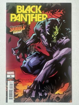 Black Panther 6 (LGY 203) Variant Skrull Cover By Khary Randolph (2022 Series / Marvel)
