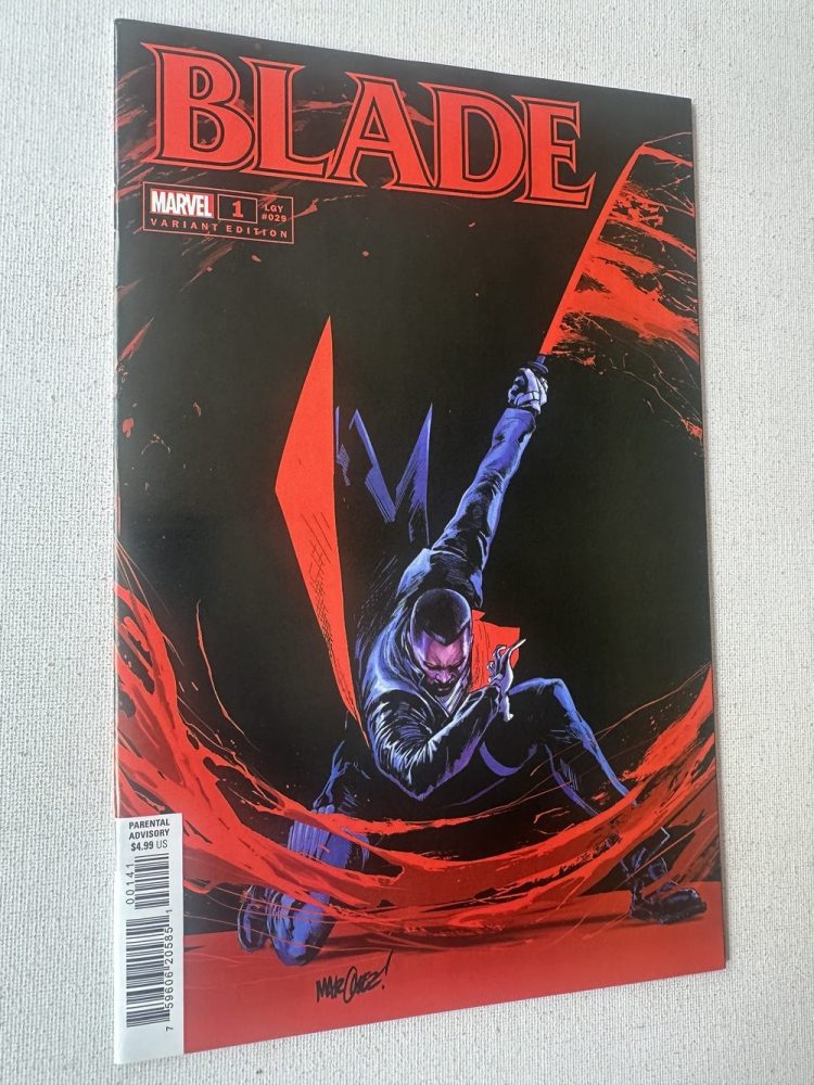 Blade 1 Variant Sword Stroke Cover By David Marquez (2023 Series / Marvel) - Image 4