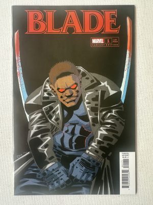 Blade 1 Variant Bad-Ass Cover By Frank Miller (2023 Series / Marvel)