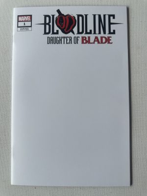 Bloodline Daughter Of Blade 1 Variant Blank Cover (2023 Series / Marvel)