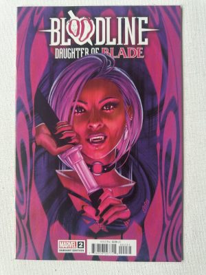 Bloodline Daughter Of Blade 2 Variant Cover By Betsy Cola (2023 Series / Marvel)