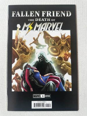Fallen Friend 1-Shot Variant : Death Of Captain Marvel" Cover By Carmen Carnero (2023 Series / Marvel)