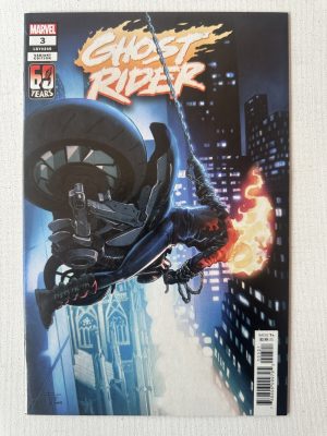 Ghost Rider 3 Variant Spider-Man Cover By Francesco Mobili (2022 Series / Marvel)