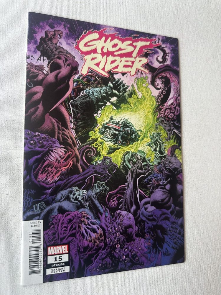 Ghost Rider 15 Variant Cover By Kyle Hotz (2022 Series / Marvel) - Image 4