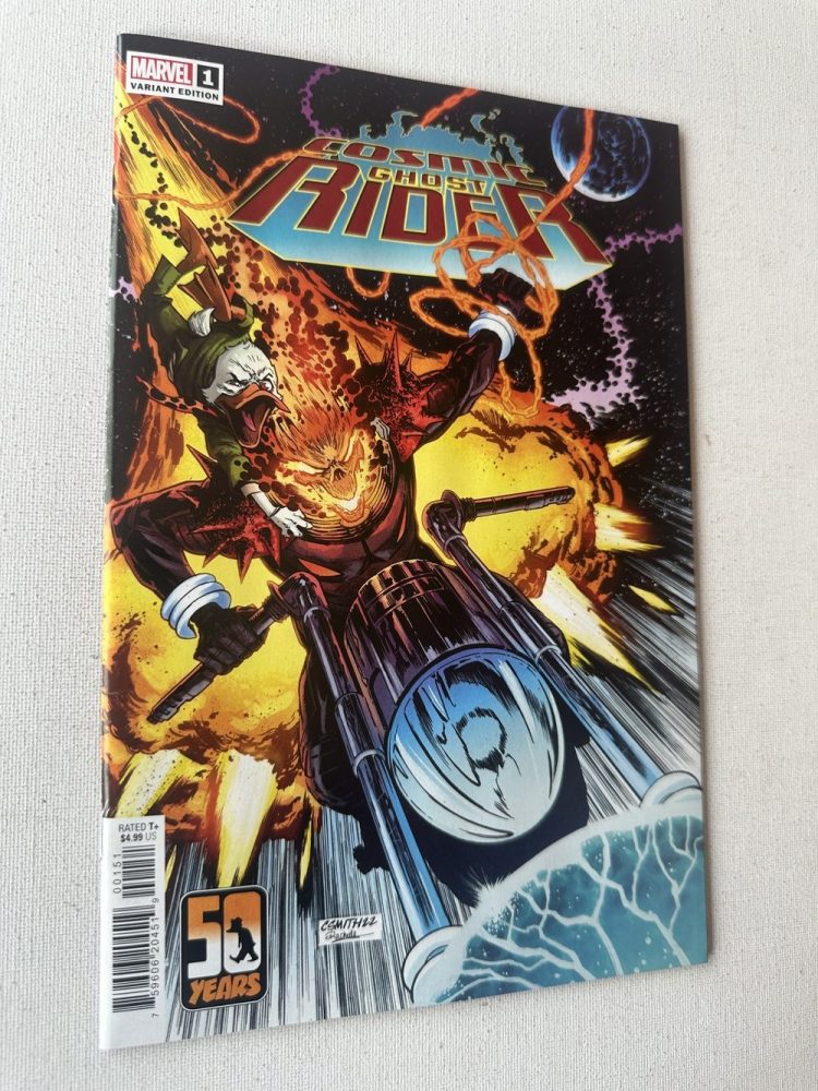 Cosmic Ghost Rider 1 Variant Howard The Duck Cover By Cory Smith (2023 Series / Marvel) - Image 4