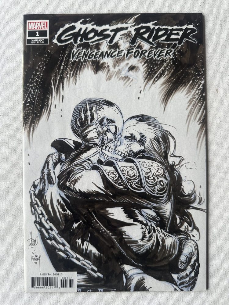 Ghost Rider Vengeance Forever 1-Shot Variant Cover By Adam Kubert (2022 Series / Marvel)