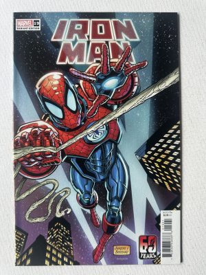 Iron Man 19 Variant Spider-Man Cover By Dan Jurgens (2020 6th Series / Marvel)