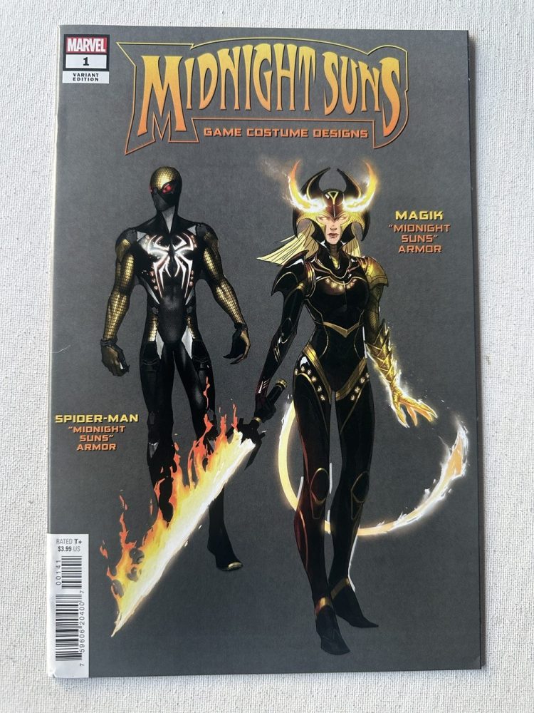 Midnight Suns 1 Variant Game Costume Designs Cover (2022 Series / Marvel)