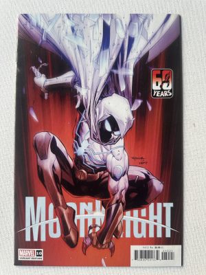 Moon Knight 10 Variant Spider-Man Cover By Stephen Segovia (2021 Series / Marvel)
