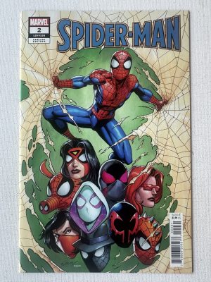 Spider-Man 2 (LGY 158) Variant Cover By Mark Bagley (2022 Series / Marvel)