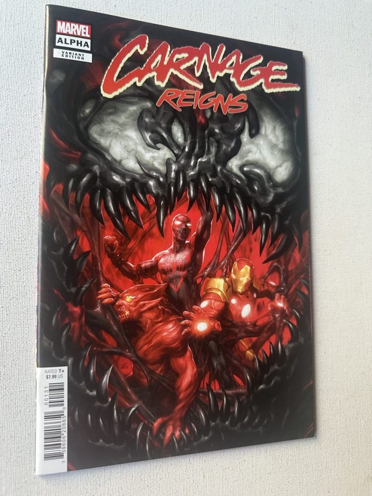 Carnage: Reigns Alpha 1-Shot Variant Cover By Kendrick "Kunkka" Lim (2023 Series / Marvel) - Image 4