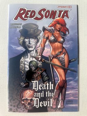 Red Sonja: Death And The Devil 1 Regular Cover By Joseph Michael Linsner (2024 Series / Marvel) Rijpen