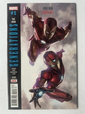 Generations: Iron Man And Ironheart 1-Shot Regular Cover By Skan (2017 Series / Marvel Comics)