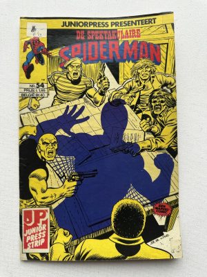 Spectaculaire Spider-Man 54 (1979 Series / Junior Press) Nederlands Geplastificeerd
