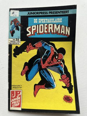 Spectaculaire Spider-Man 55 (1979 Series / Junior Press) Nederlands Geplastificeerd