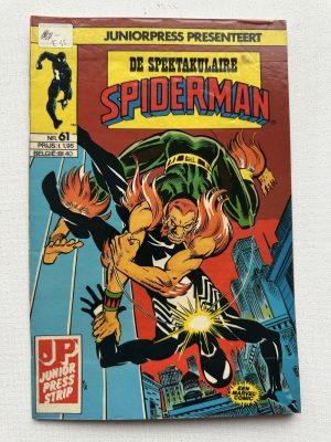 Spectaculaire Spider-Man 61 (1979 Series / Junior Press) Nederlands Geplastificeerd