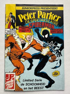 Peter Parker De Spectaculaire Spider-Man 41 (1983 Series / Junior Press) Nederlands