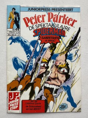 Peter Parker De Spectaculaire Spider-Man 44 (1983 Series / Junior Press) Nederlands