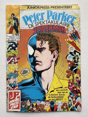 Peter Parker De Spectaculaire Spider-Man 45 (1983 Series / Junior Press) Nederlands