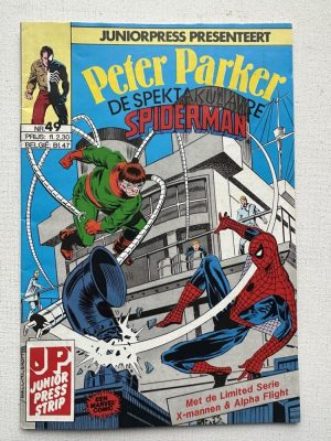 Peter Parker De Spectaculaire Spider-Man 49 (1983 Series / Junior Press) Nederlands