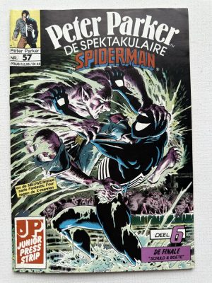 Peter Parker De Spectaculaire Spider-Man 57 (1983 Series / Junior Press) Nederlands