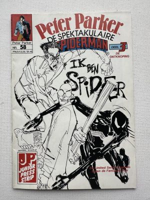 Peter Parker De Spectaculaire Spider-Man 58 (1983 Series / Junior Press) Nederlands