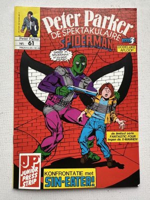 Peter Parker De Spectaculaire Spider-Man 61 (1983 Series / Junior Press) Nederlands