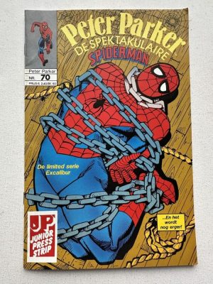 Peter Parker De Spectaculaire Spider-Man 70 (1983 Series / Junior Press) Nederlands
